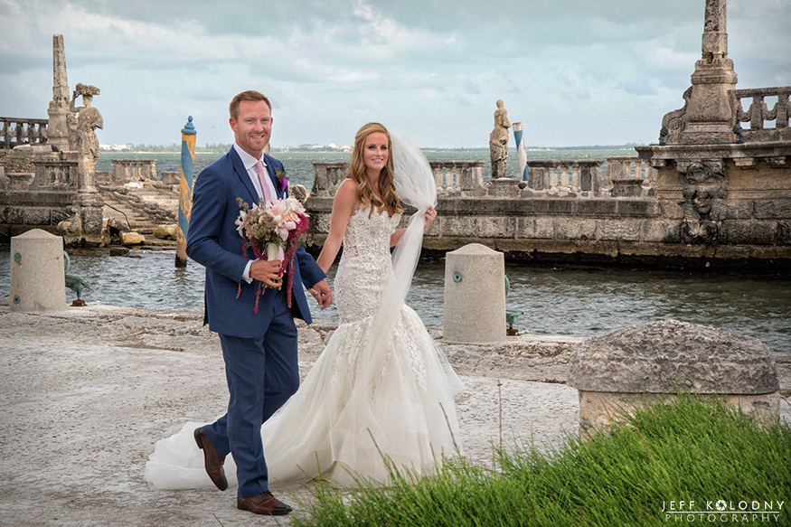 Bride and Groom at Vizcaya
