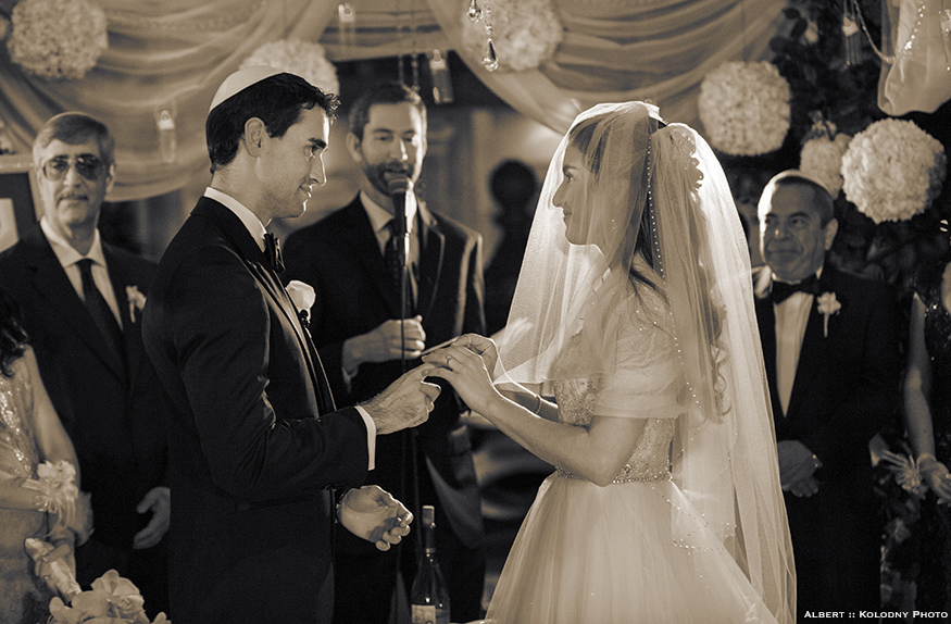 Jewish wedding ceremony at The Addison, Boca Raton.